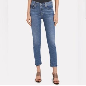 AGOLDE Toni High Rise Straight Leg Jeans Size 28 Light Wash Denim